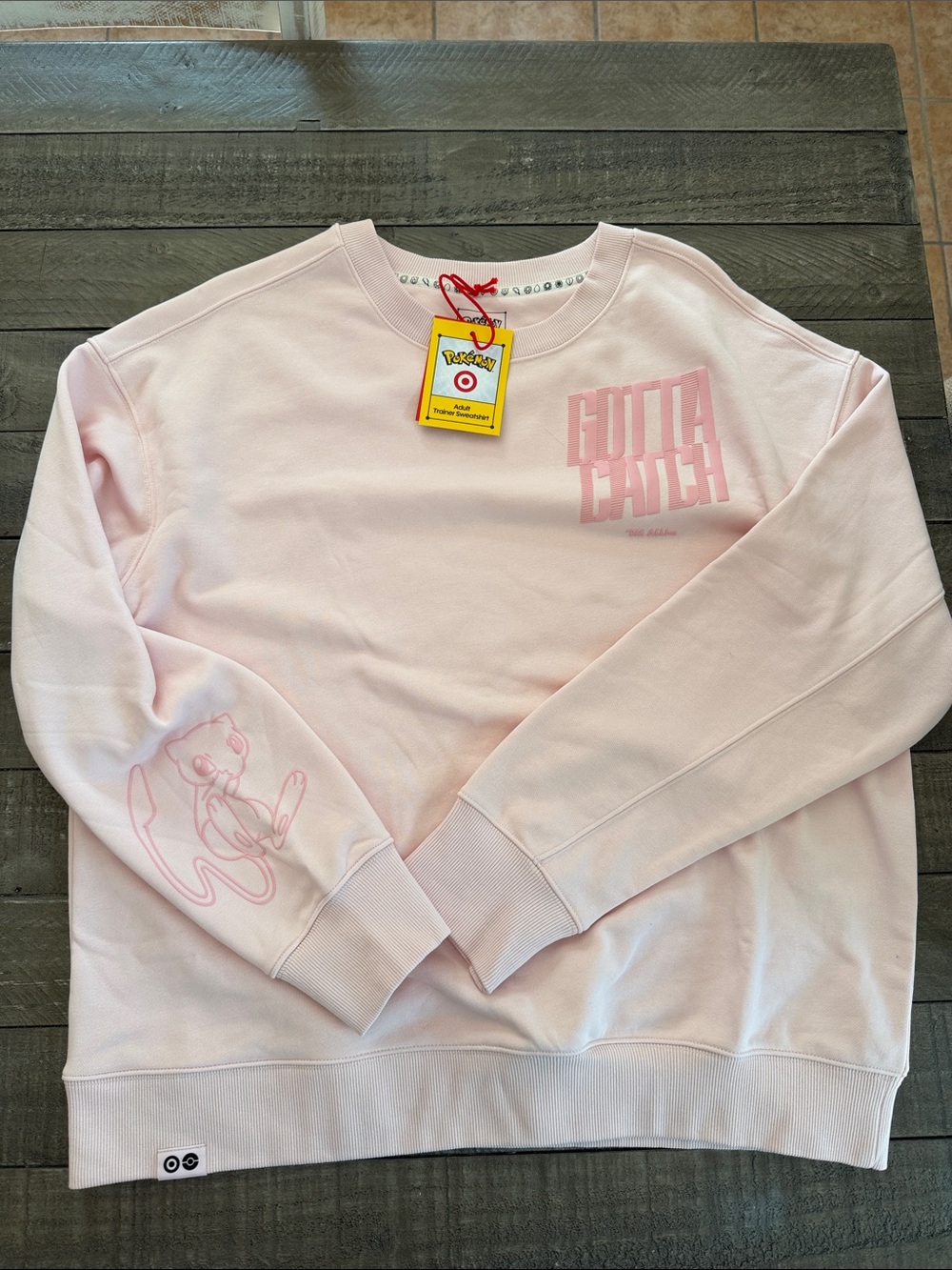 Pokemon x Target Pink Gotta Catch Em All Crewneck Sweatshirt  Size M